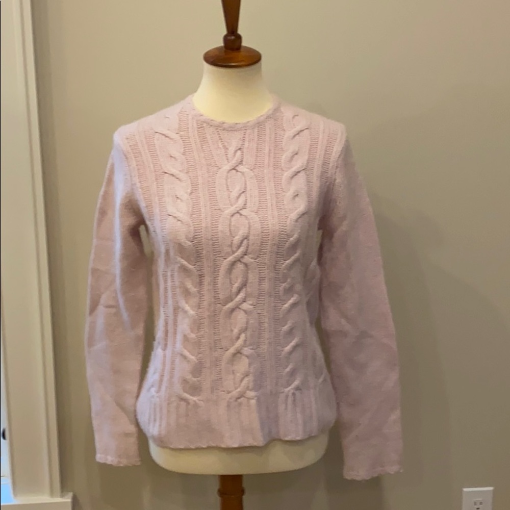 Gap medium pale pink wool blend sweater